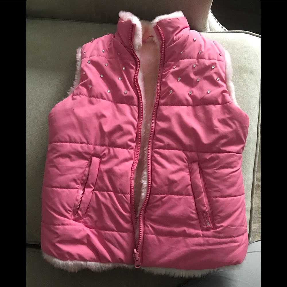 Girls reversible vest. Children’s Place size 7/8